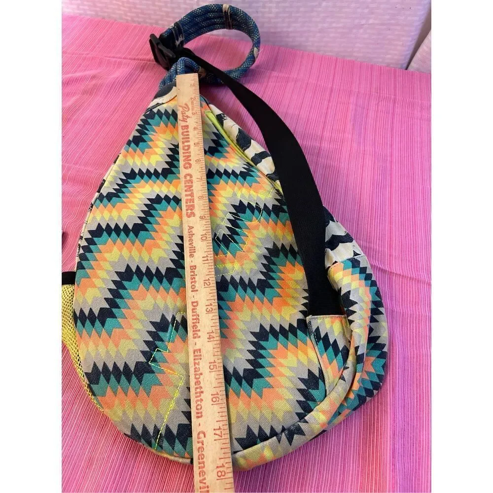 Kavu bag nautical neon colors‎ big rope 18x13 crossbody